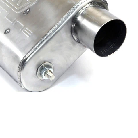 Universal 2-1_2 Varitune Adjustable Muffler Double Offset (439 Stainless)-31015